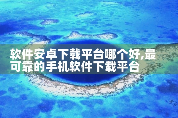 软件安卓下载平台哪个好