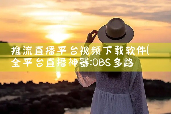 推流直播平台视频下载软件